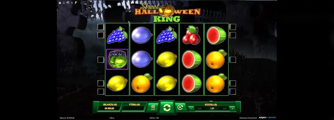 Erste Spielansicht von Halloween King Street