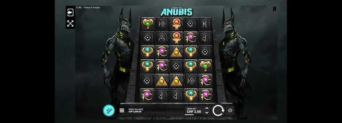Erste Spielansicht von Hand Of Anubis