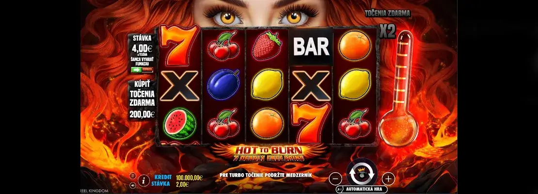 Erste Spielansicht von Hot To Burn 7 Deadly Free Spins