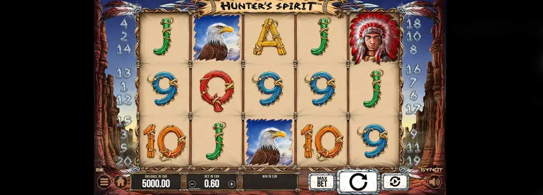 Erste Spielansicht von Hunters spirit