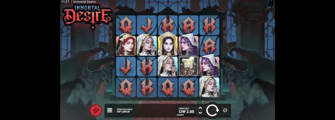 Erste Spielansicht von Immortal Desire