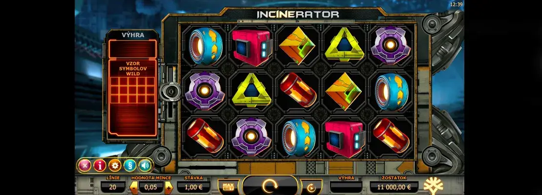 Erste Spielansicht von Incinerator