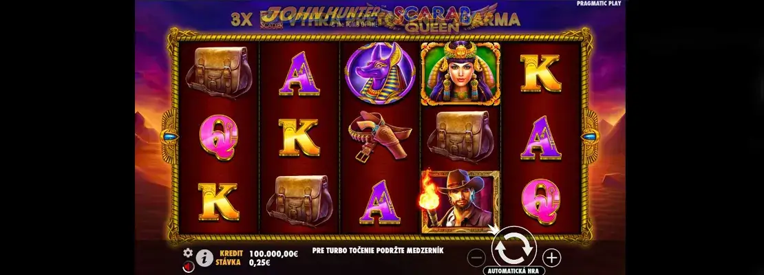 Erste Spielansicht von John Hunter And The Thomb Of The Scarab Queen