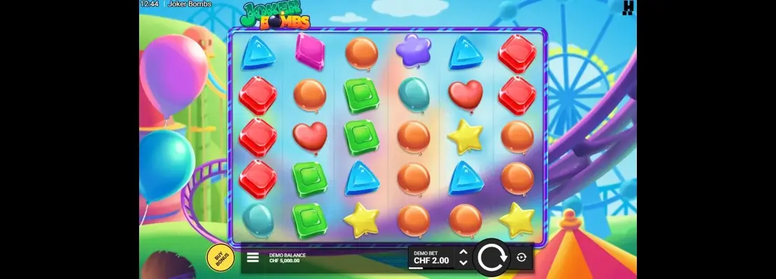 Erste Spielansicht von Joker Bombs