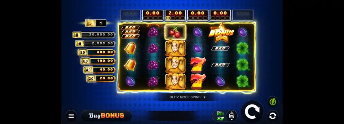 Erste Spielansicht von Joker Fortune Blitz