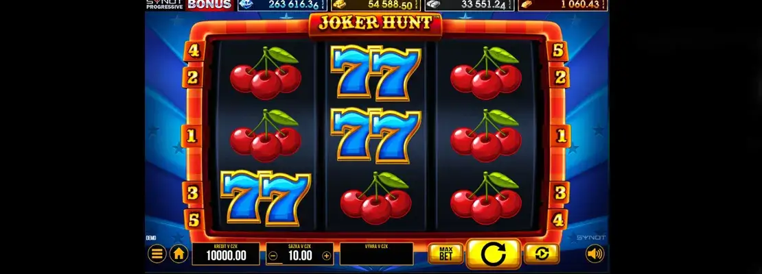 Erste Spielansicht von Joker Hunt