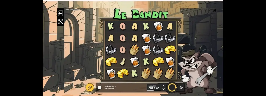 Erste Spielansicht von Le Bandit