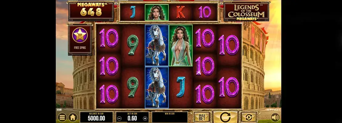 Erste Spielansicht von Legends Of The Colosseum