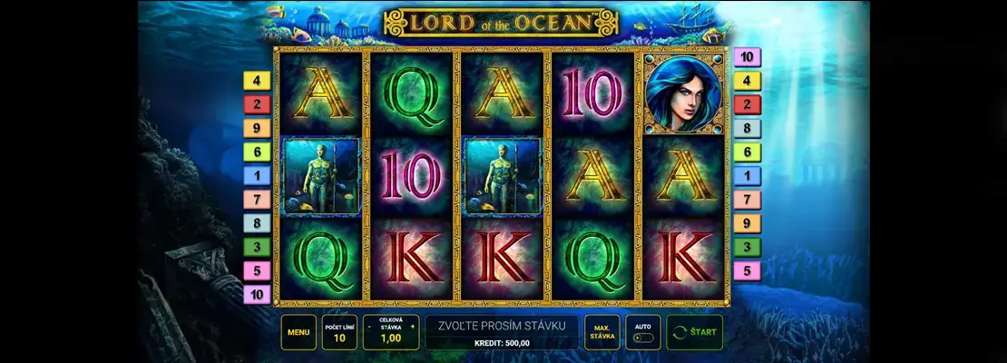 Erste Spielansicht von Lord Of The Ocean