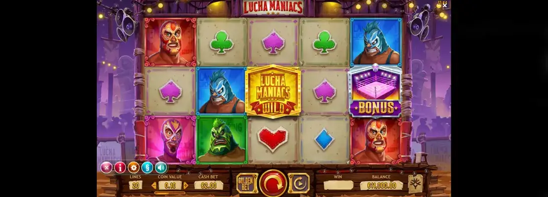 Erste Spielansicht von Lucha Maniacs