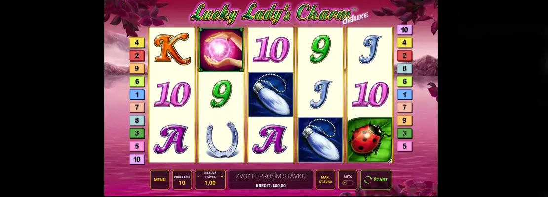 Erste Spielansicht von Lucky Ladys Charm Deluxe