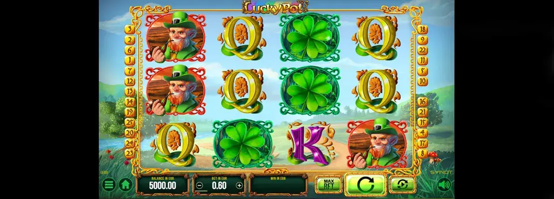 Erste Spielansicht von Lucky Pot