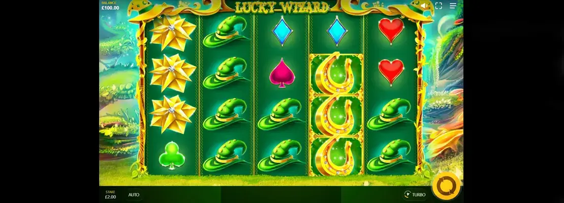 Erste Spielansicht von Lucky Wizard