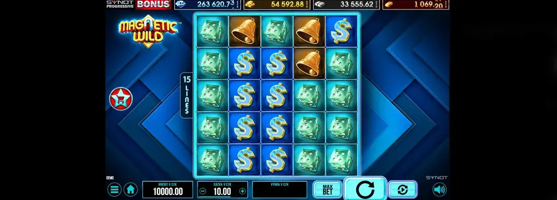 Erste Spielansicht von Magnetic Wild