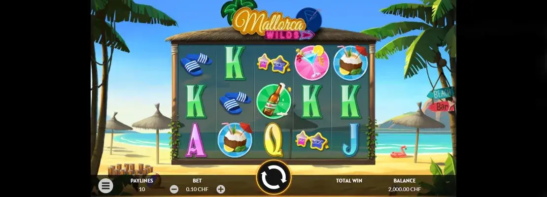 Erste Spielansicht von Mallorca Wilds