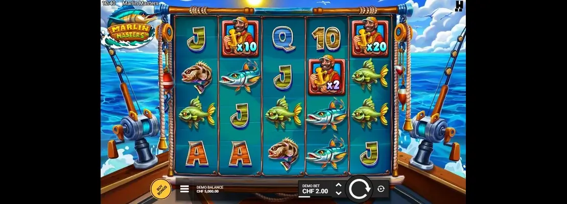 Erste Spielansicht von Marlin Masters
