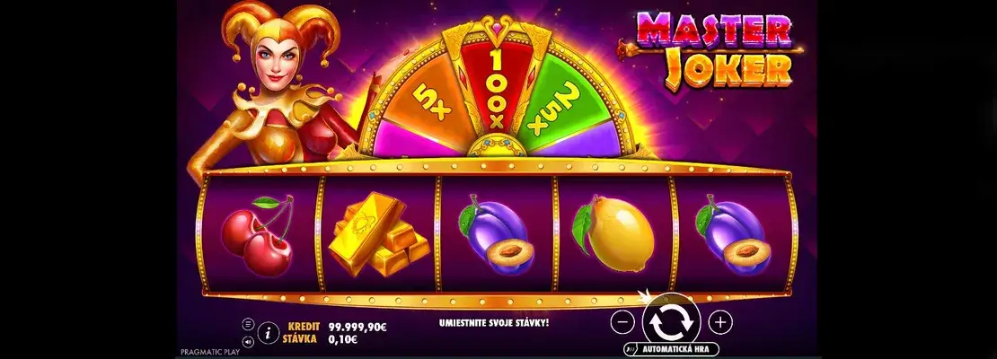 Erste Spielansicht von Master Joker