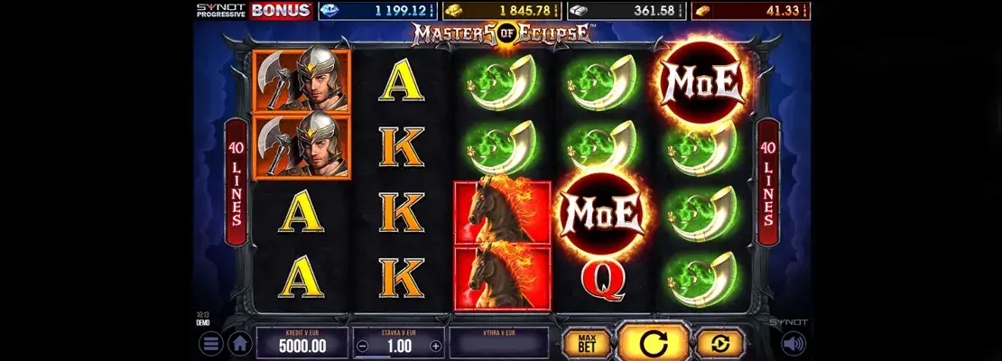 Erste Spielansicht von Masters Of Eclipse