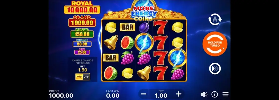 Erste Spielansicht von More Energy Coins Hold And Win