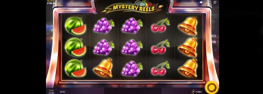 Erste Spielansicht von Mystery Reels