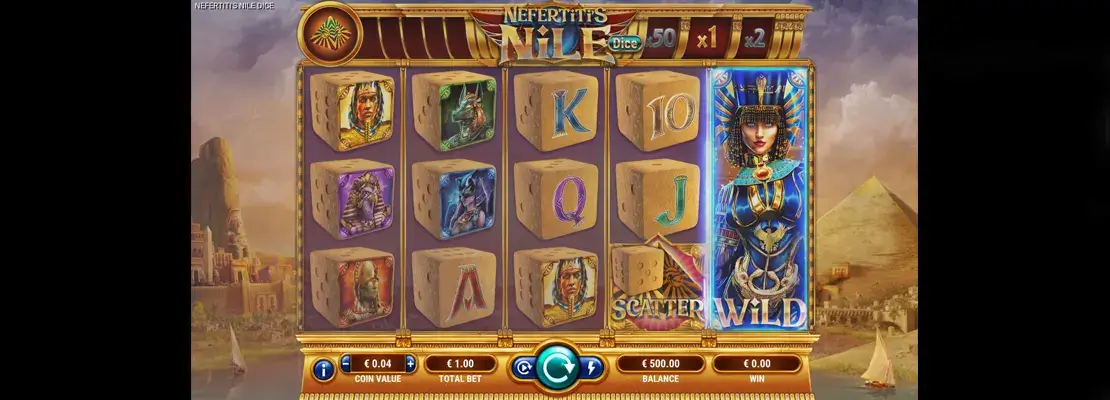 Erste Spielansicht von Nefertitis Nile