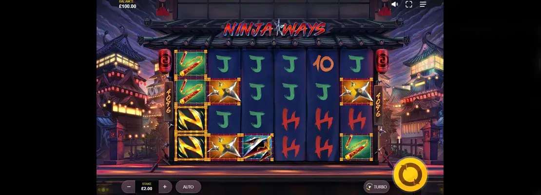 Erste Spielansicht von Ninja Ways