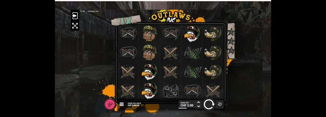 Erste Spielansicht von Outlaws Inc