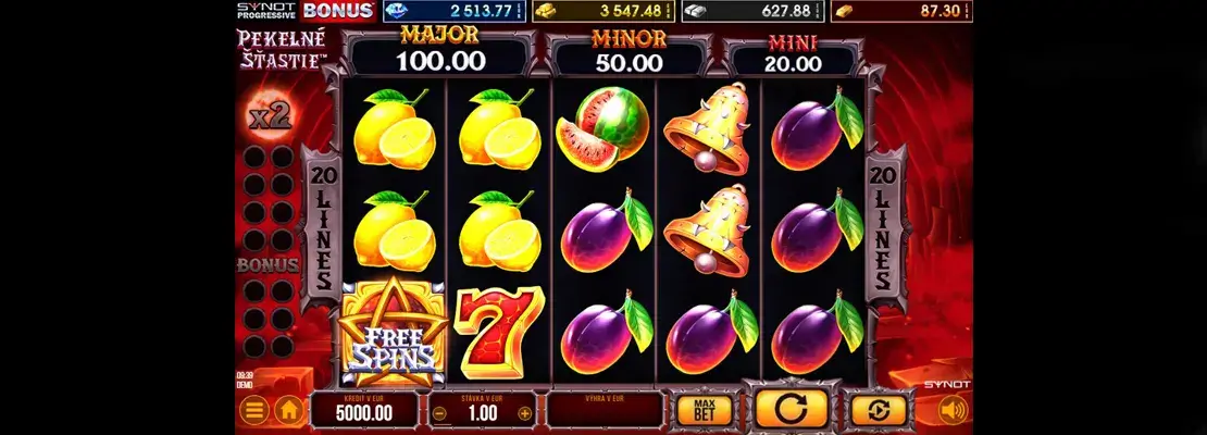 Erste Spielansicht von Pekelne Stastie