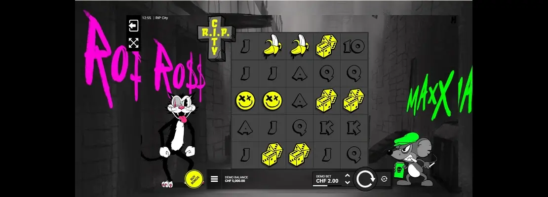 Erste Spielansicht von RIP City