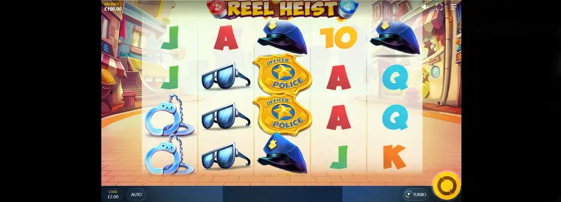 Erste Spielansicht von Reel Heist