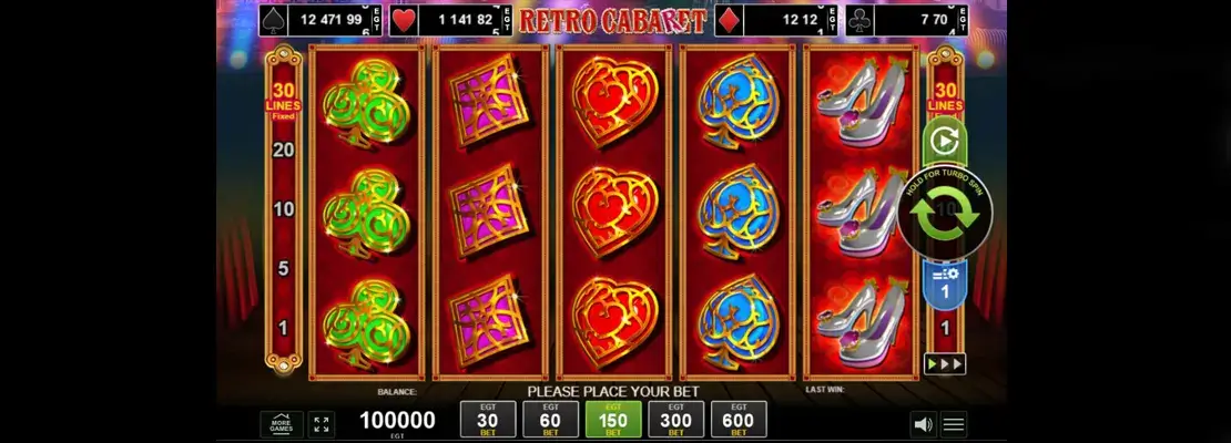 Erste Spielansicht von Retro Cabaret