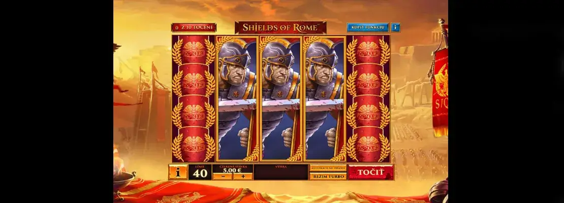 Erste Spielansicht von Shields Of Rome