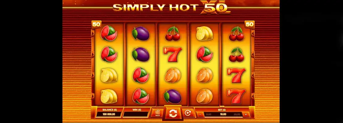 Erste Spielansicht von Simply Hot XL 50