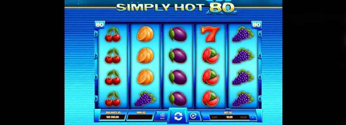 Erste Spielansicht von Simply Hot XL 80