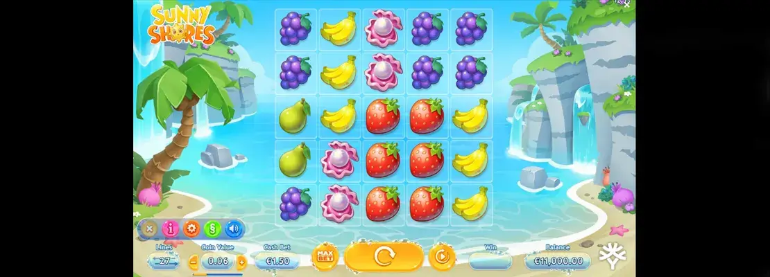 Erste Spielansicht von Sunny Shores
