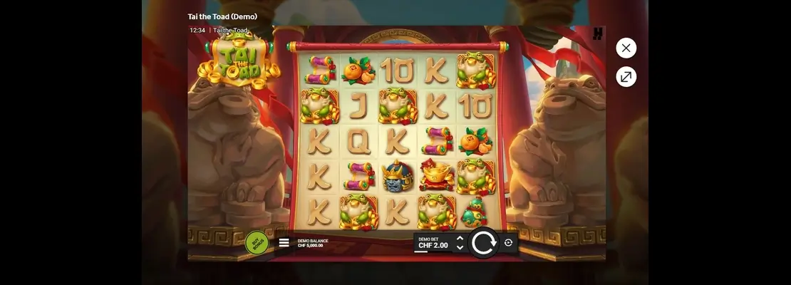 Erste Spielansicht von Tai The Toad