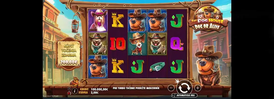 Erste Spielansicht von The Dog House Dog Or Alive