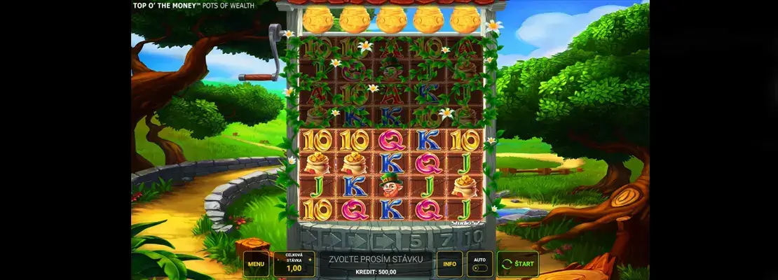 Erste Spielansicht von Top Of The Money Pots Of Wealth