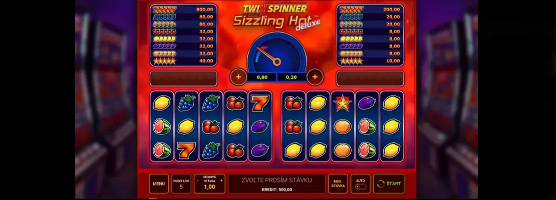 Erste Spielansicht von Twin Spinner Sizzling Hot Deluxe