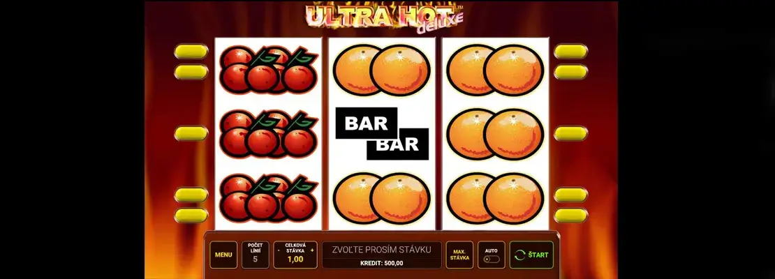 Erste Spielansicht von Ultra Hot Deluxe