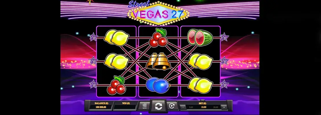 Erste Spielansicht von Vegas 27 Street