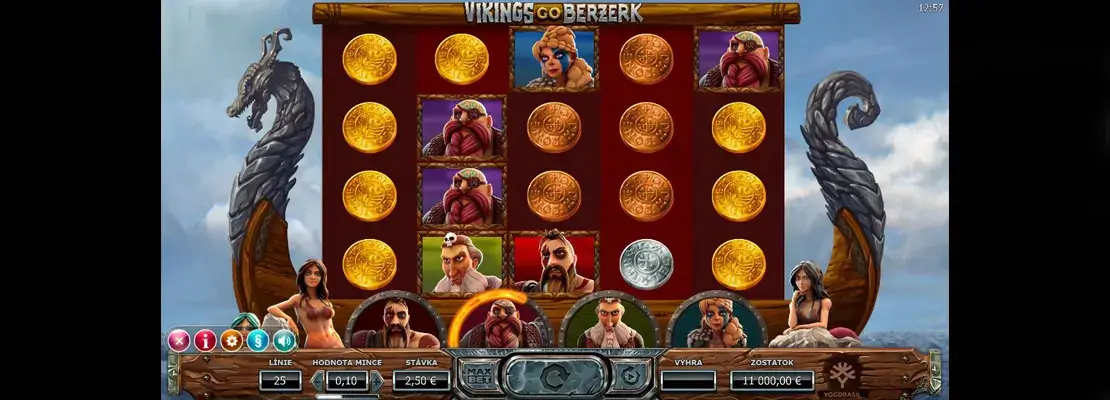 Erste Spielansicht von Vikings Go Berzerk