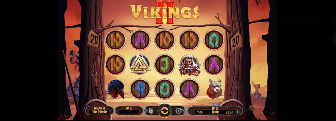 Erste Spielansicht von Vikings II