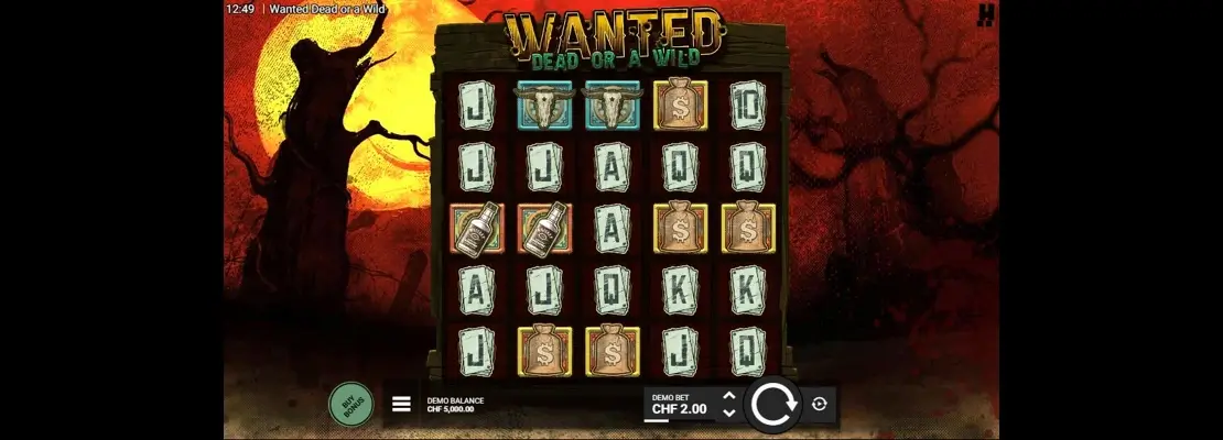 Erste Spielansicht von Wanted Dead Or A Wild