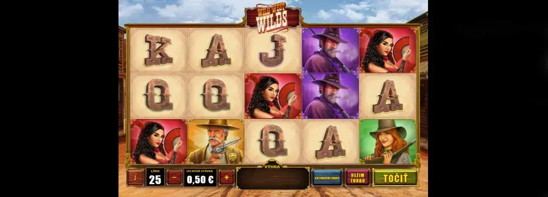 Erste Spielansicht von Wild West Wilds