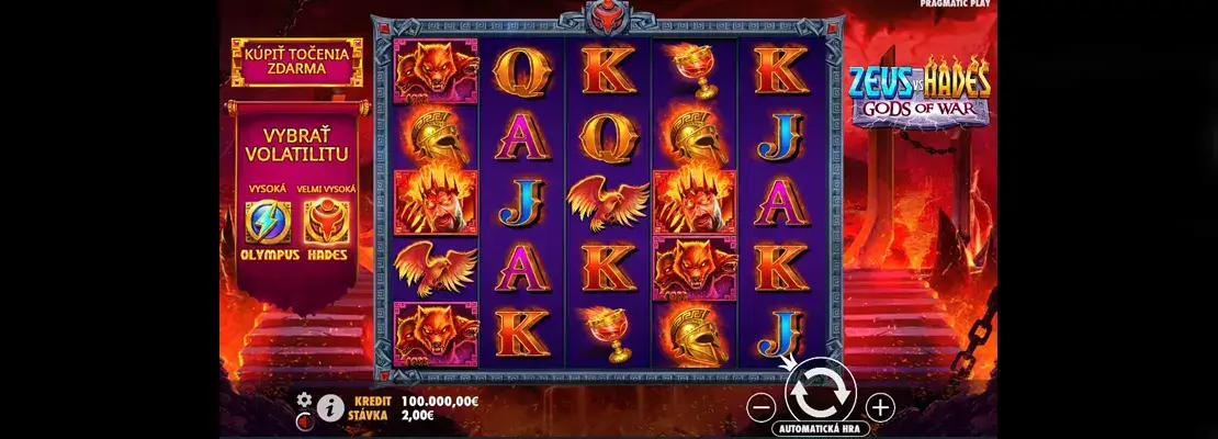 Erste Spielansicht von Zeus Vs Hades Gods of War