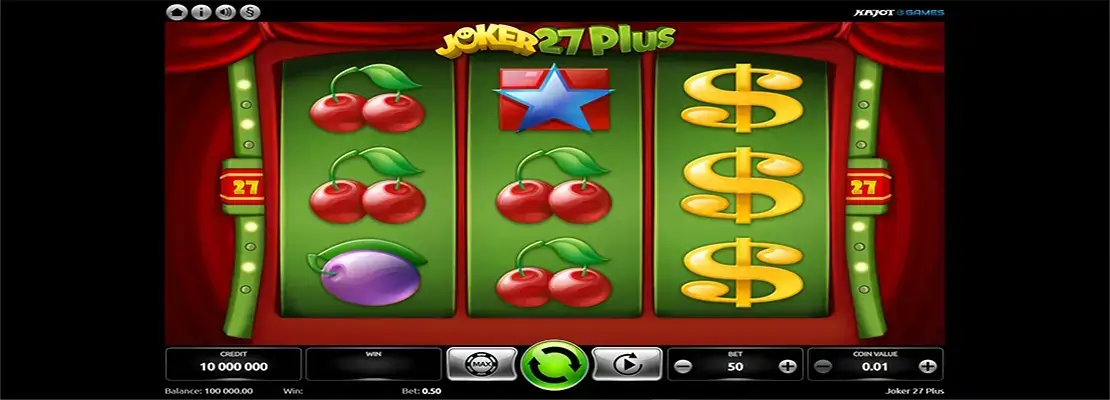 Erste Spielansicht von Joker 27 Plus