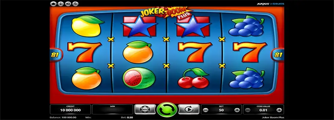 Erste Spielansicht von Joker Boom Plus
