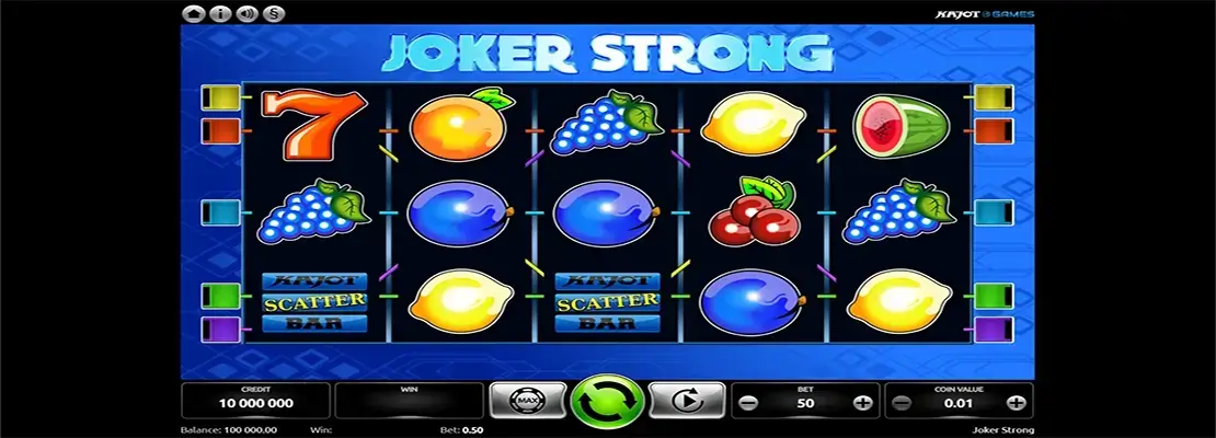 Erste Spielansicht von Joker Strong