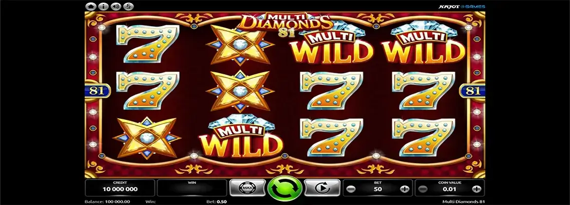 Erste Spielansicht von Multi Diamonds 81